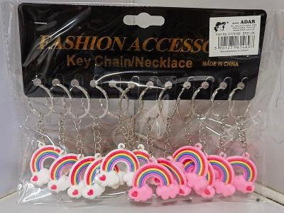 Opakowanie Brelok silikonowy tęcza (12szt)