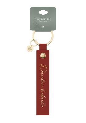 Opakowanie Brelok skórzany pasek - Dzielna kobieta