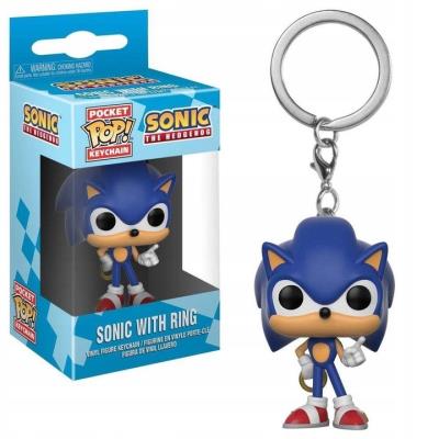 Opakowanie Brelok Sonic z pierścieniem Funko Pop