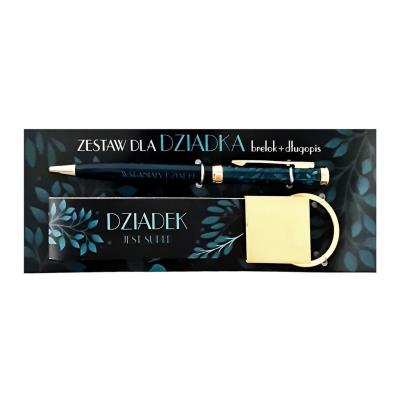 Opakowanie Brelok z długopisem liście