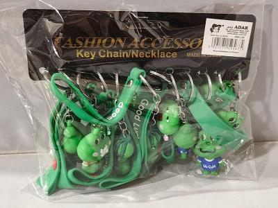 Opakowanie Brelok żaba z przywieszką (12szt)