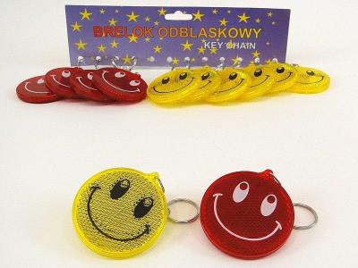 Opakowanie Brelok zawieszka odblaskowa z buźką 12szt