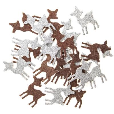 Brokatowe naklejki pianki sarenki 30szt. Wydawca: Dalprint. SmakLiter.pl Opakowanie Brokatowe naklejki pianki sarenki 30szt