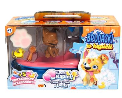 Opakowanie Brudaski w kąpieli piesek Corgi czarno-brązowy 5el