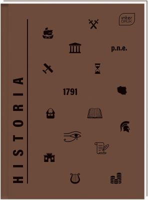 Brulion A5/80K kratka Historia (5szt). Wydawca: INTERDRUK. SmakLiter.pl Opakowanie Brulion A5/80K kratka Historia (5szt)