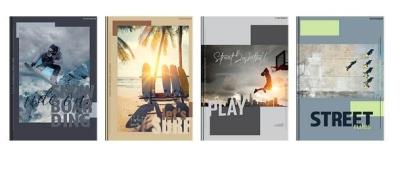 Brulion A5/96K kratka Poster (5szt) TOP2000. Wydawca: Top 2000. SmakLiter.pl Opakowanie Brulion A5/96K kratka Poster (5szt) TOP2000