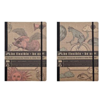 Brulion B5/96K kratka Flexi Eco Vintage (10szt). Wydawca: Ziemia Obiecana. SmakLiter.pl Opakowanie Brulion B5/96K kratka Flexi Eco Vintage (10szt)