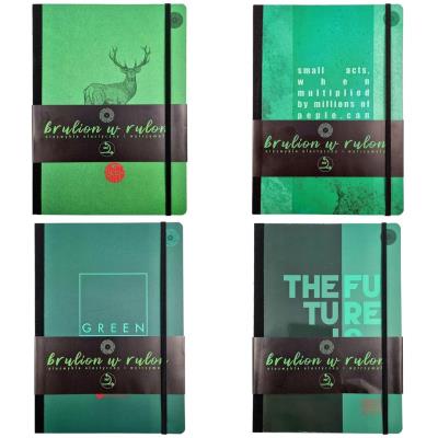 Brulion B5/96K kratka Flexi Think Green (10szt). Wydawca: Ziemia Obiecana. SmakLiter.pl Opakowanie Brulion B5/96K kratka Flexi Think Green (10szt)