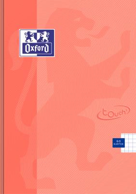 Opakowanie BRULION MO OXFORD TOUCH PASTEL A5 60K 90G K5M KORALOWY kratka z marginesem