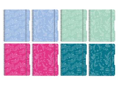 Brulion na spirali A4/80K kratka mix (4szt). Wydawca: HERLITZ. SmakLiter.pl Opakowanie Brulion na spirali A4/80K kratka mix (4szt)