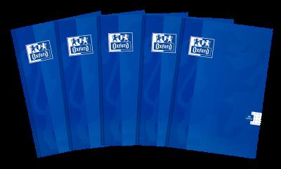 Opakowanie BRULION OXFORD ESSE SZY A4 96K 90G KR MA NIEBIESKI kratka z marginesem