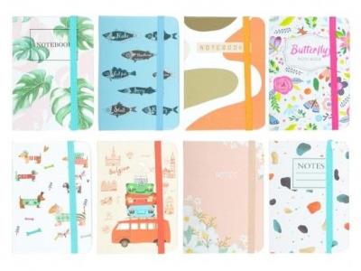 Opakowanie Brulion z gumką A7/80K linia mix