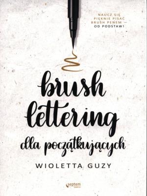 Okładka książki Brush lettering dla początkujących