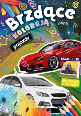 Okładka książki Brzdące kolorują. Pojazdy