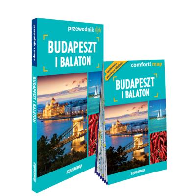 Okładka książki Budapeszt i Balaton light przewodnik + mapa