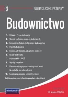 Okładka książki Budownictwo - ujednolicone przepisy