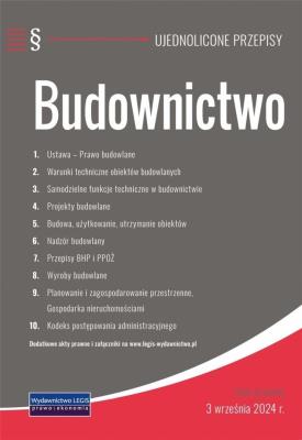 Opakowanie Budownictwo - ujednolicone przepisy