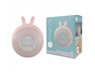 Opakowanie Budzik lampka nocna LED RGB różowy królik