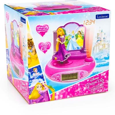 Opakowanie Budzik z projektorem 3D Księżniczka Roszpunka Disney Lexibook RP515DP