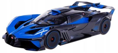 Opakowanie Bugatti Bolide metallic black-blue 1:18 BBURAGO