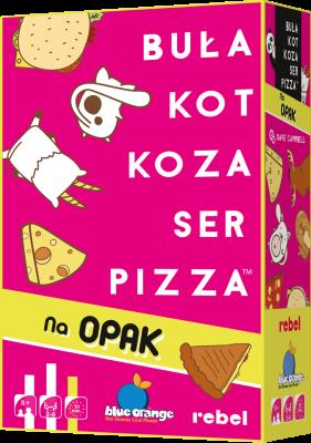 Opakowanie Buła, Kot, Koza, Ser, Pizza - Na opak