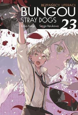 Bungou Stray Dogs. Tom 23. Autor: Kafka Asagiri, Sango Harukawa. SmakLiter.pl Okładka książki Bungou Stray Dogs. Tom 23