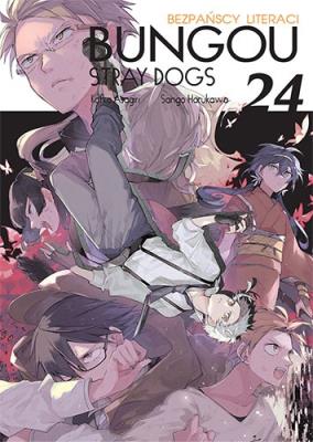Bungou Stray Dogs. Tom 24. Autor: Kafka Asagiri, Sango Harukawa. SmakLiter.pl Okładka książki Bungou Stray Dogs. Tom 24