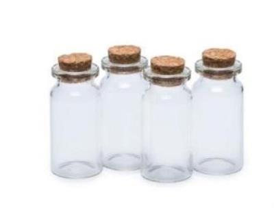 Opakowanie Buteleczki szklane 2,2x5cm 4szt