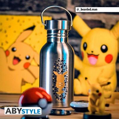 Opakowanie Butelka 500ml ze stali nierdzewnej Pokemon Pikachu