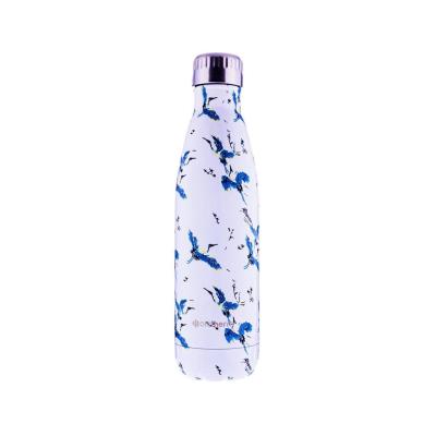 Opakowanie Butelka termiczna biała z ptakami