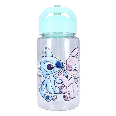 Opakowanie Butelka ze słomką dla dzieci Stitch 450ml