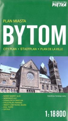 Bytom 1:18 800 plan miasta. Wydawca: Piętka. SmakLiter.pl Opakowanie Bytom 1:18 800 plan miasta