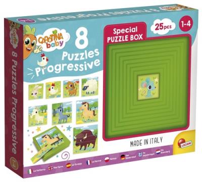 Opakowanie Carotina Baby - Puzzle progresywne Farma