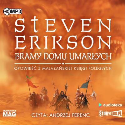 CD MP3 Bramy Domu Umarłych. Autor: Erikson Steven. SmakLiter.pl Okładka książki CD MP3 Bramy Domu Umarłych