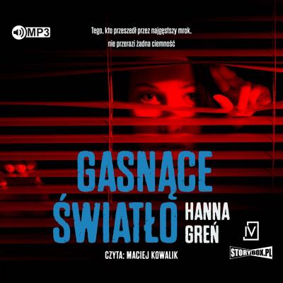 CD MP3 Gasnące światło. Autor: Hanna Greń. SmakLiter.pl Okładka książki CD MP3 Gasnące światło