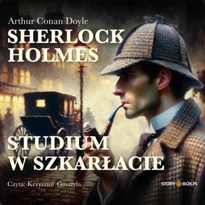 CD MP3 Sherlock Holmes. Studium w szkarłacie. Autor: Doyle Arthur Conan. SmakLiter.pl Okładka książki CD MP3 Sherlock Holmes. Studium w szkarłacie