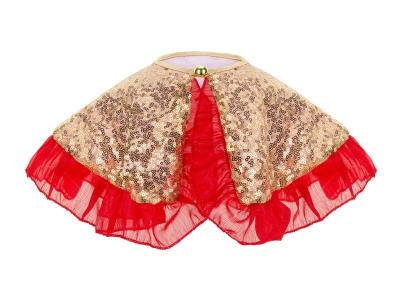 Opakowanie Cekinowy kołnierzyk złoty