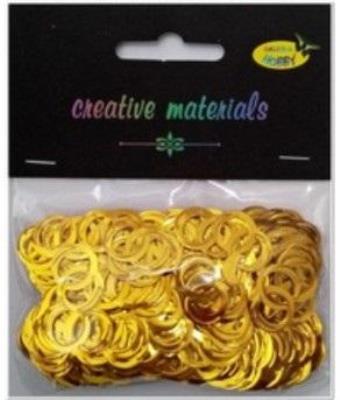 Opakowanie Cekiny obrączki złote 15g