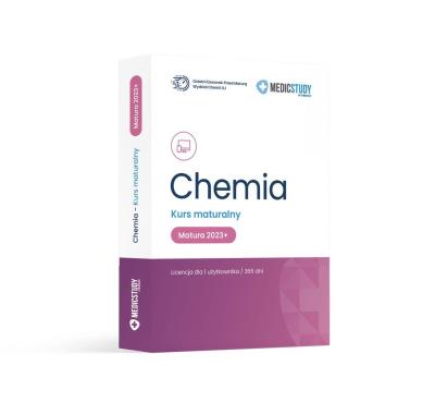 Okładka książki Chemia LO 1-4 Kurs maturalny online matura 2023+