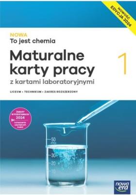 Chemia NOWA To jest chemia 1 LO/T MKP ZR 2024. Autor: Karol Dudek-Różycki, Megiel El. SmakLiter.pl Okładka książki Chemia NOWA To jest chemia 1 LO/T MKP ZR 2024