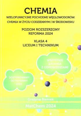 Chemia Zb. zadań 4 LO i technikum PR. Autor: Grażyna Bieniek. SmakLiter.pl Okładka książki Chemia Zb. zadań 4 LO i technikum PR