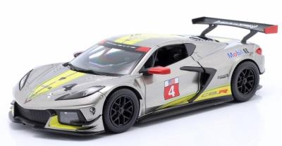 Opakowanie Chevrolet Corvette 2020 silver 1:24 BBURAGO