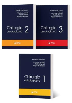 Chirurgia onkologiczna. Tom 1-3. Autor: Arkadiusz Jeziorski (red.), Rutkowski Piotr, Wysocki Wojciech. SmakLiter.pl Okładka książki Chirurgia onkologiczna. Tom 1-3