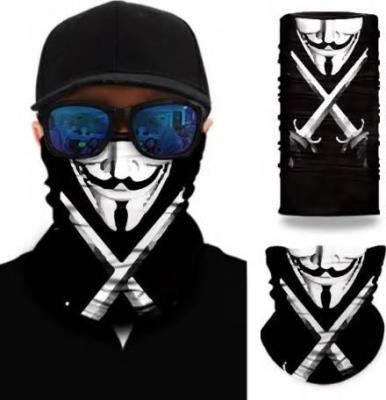 Opakowanie Chusta bandana antybakteryjna - miecze Anonymous