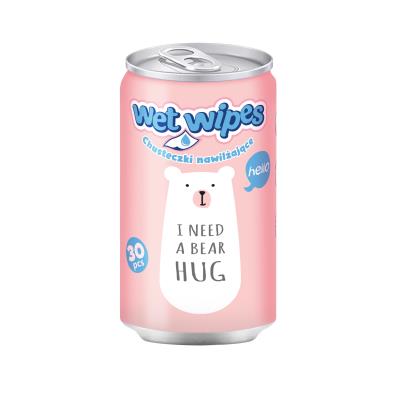 Opakowanie Chusteczki nawilżające w puszce Astra Care Misie 1szt.mix