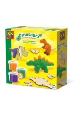 Ciasto masa Drewniane dinozaury. Wydawca: SES Creative. SmakLiter.pl Opakowanie Ciasto masa Drewniane dinozaury