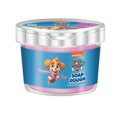 Opakowanie Ciastolina do kąpieli Paw Patrol Skye malina 100g