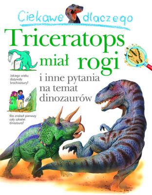 Okładka książki Ciekawe dlaczego triceratops miał rogi