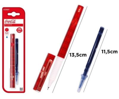 Opakowanie Cienkopis 0,5mm z wkładem wymiennym Coca-Cola