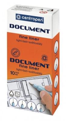 Opakowanie Cienkopis Document 0,5mm czarny (10szt)